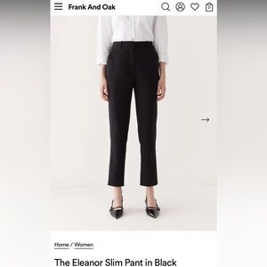 Frank and oak Eleanor pant